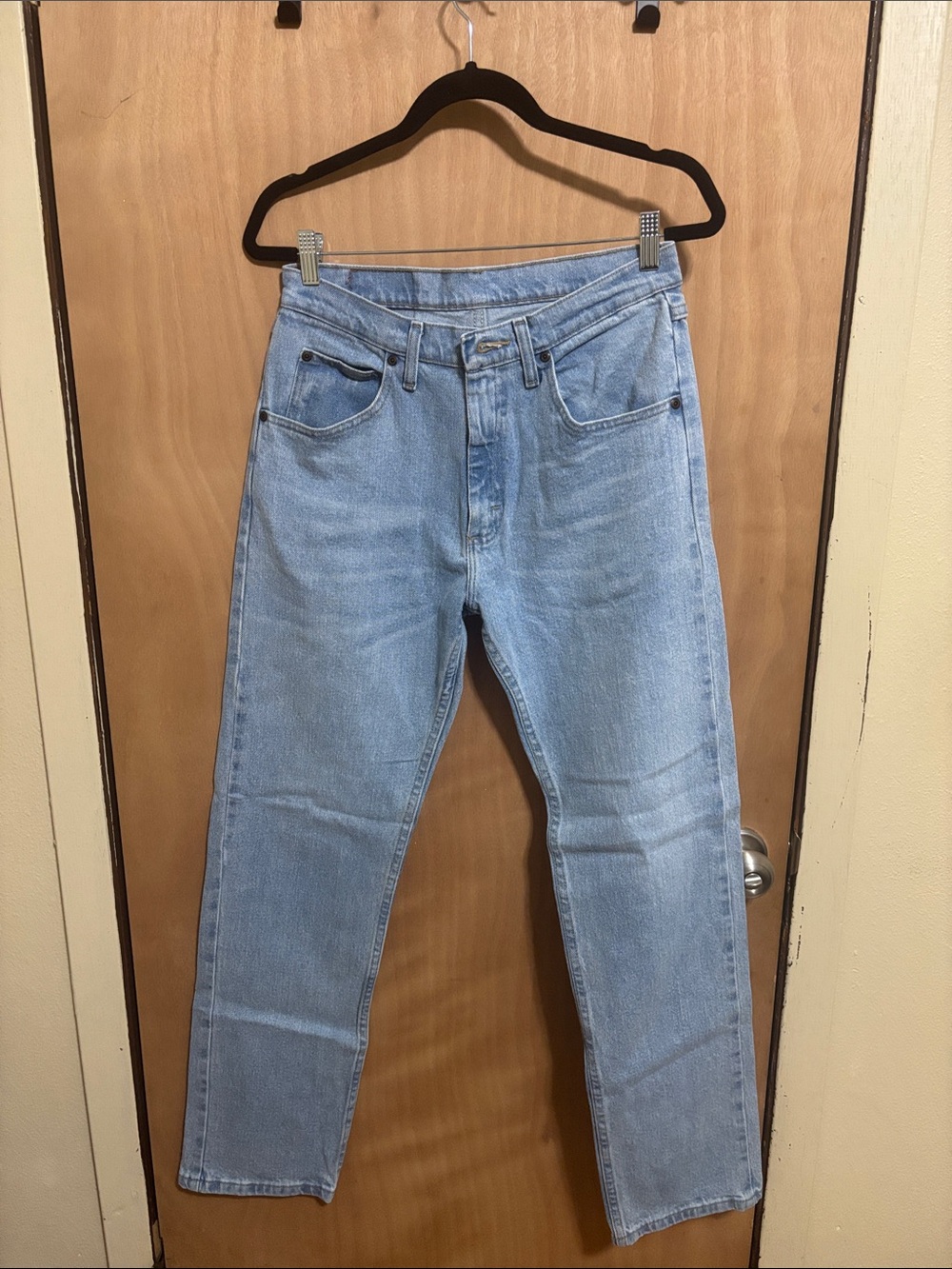 Wrangler Light Blue Straight Leg Jeans